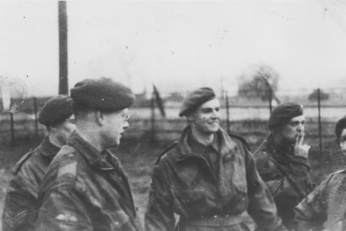 Close up of members of 89 Field Security Section at Wellingor
