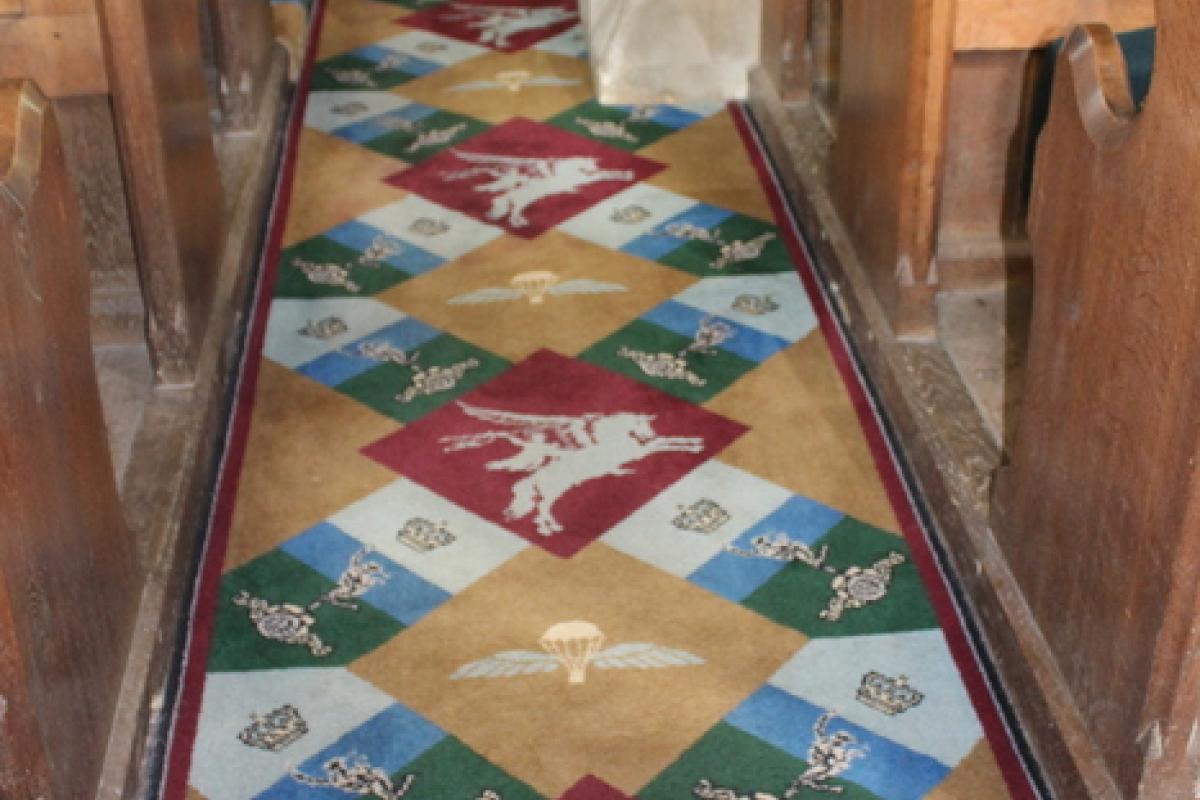 Arnhem Aisle in St Vincent's Church, Caythorpe