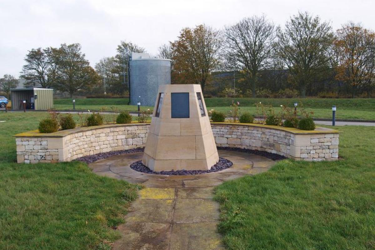 Memorial at RAF Barkston Heath