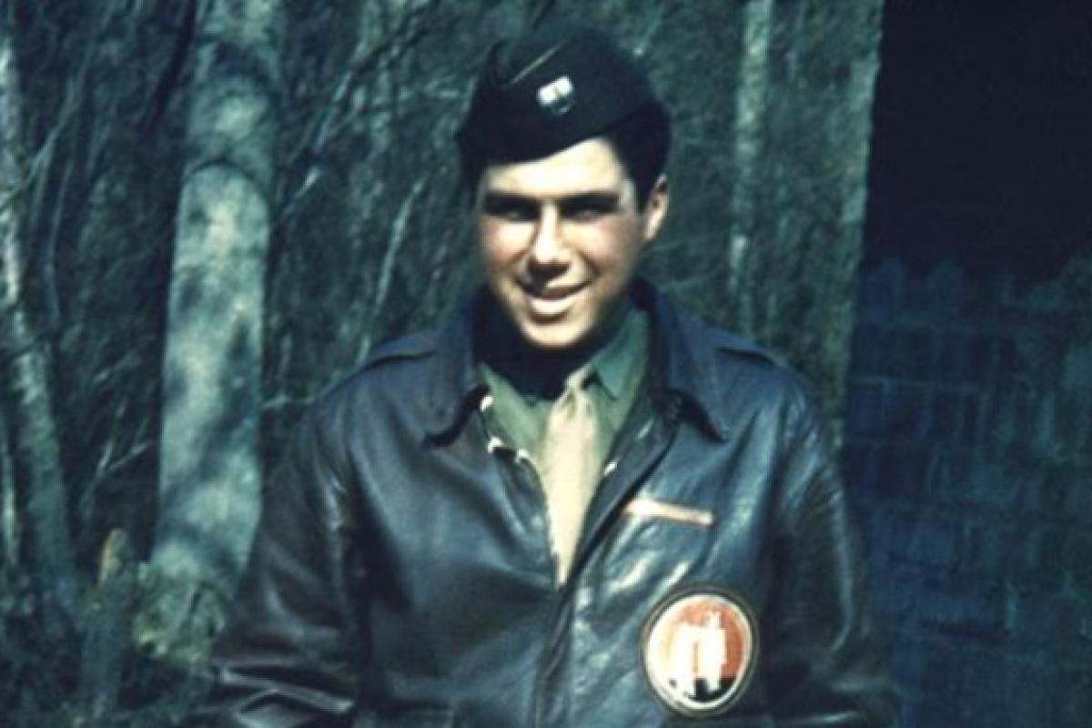 Capt Vito Pedone  in A2 flight jacket