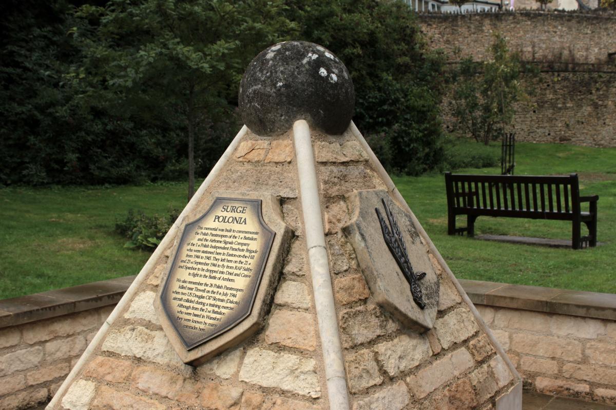Polish Airborne Memorial at Easton-on-the-Hill