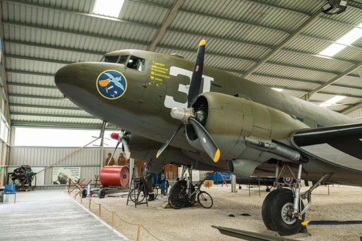 Close-up of front of C-47 at Metheringham