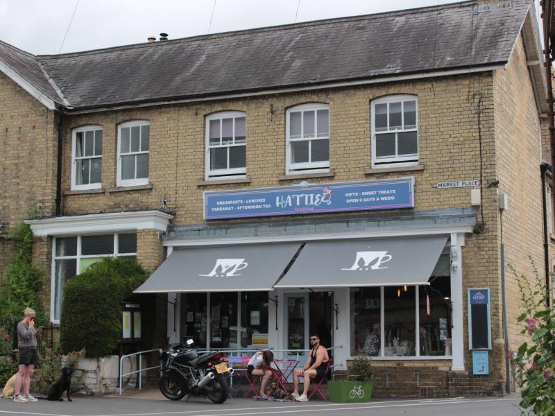 Hattie's cafe in Corby Glen
