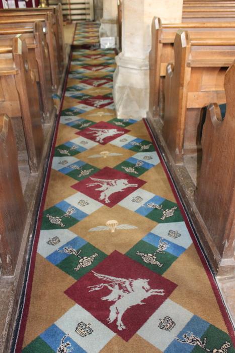Carpet at St Vincent's Church in Caythorpe