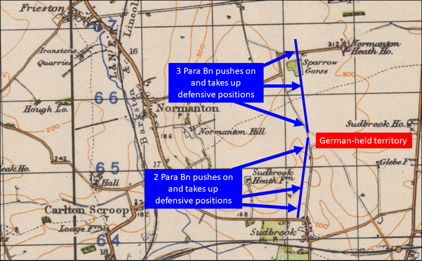 The 2nd and 3rd Battalions would take up defensive positions.