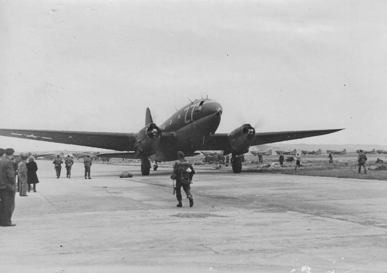 C-46 at Stavanger airfield