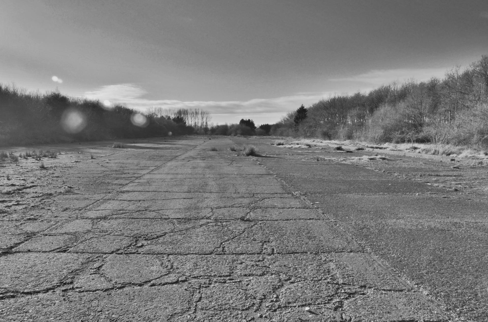 A runway at North Witham airfield