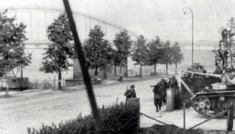 German troops near Arnhem road bridge