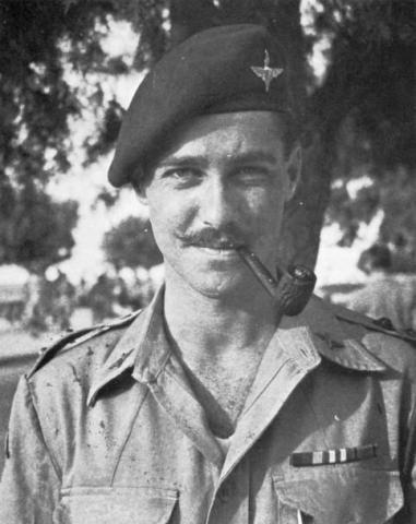 Richard Todd while serving as a Lieutenant in the Parachute Regiment