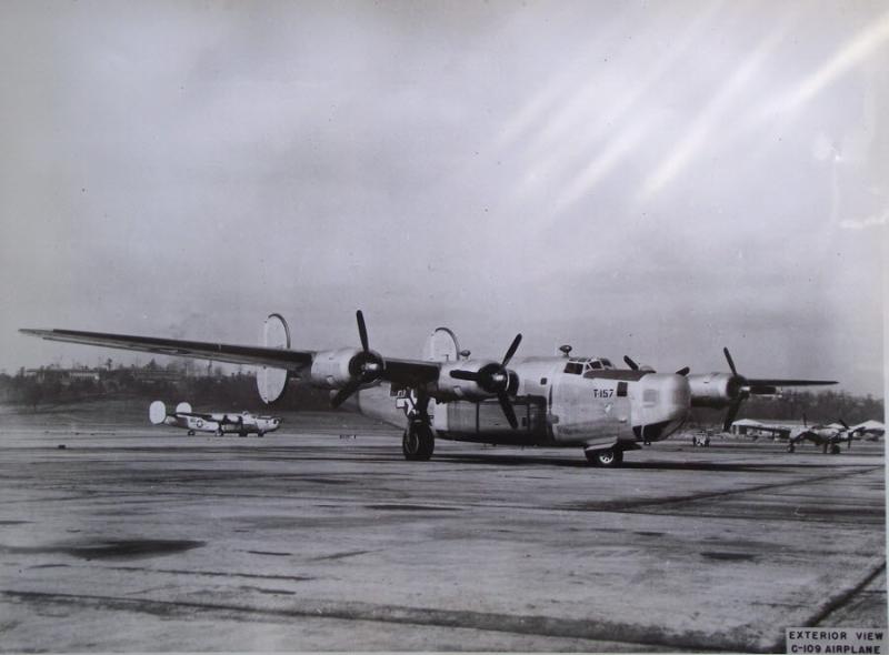 A C-109 (modified B-24 Liberator bomber), similar to the one that crashed at Carlton Scroop