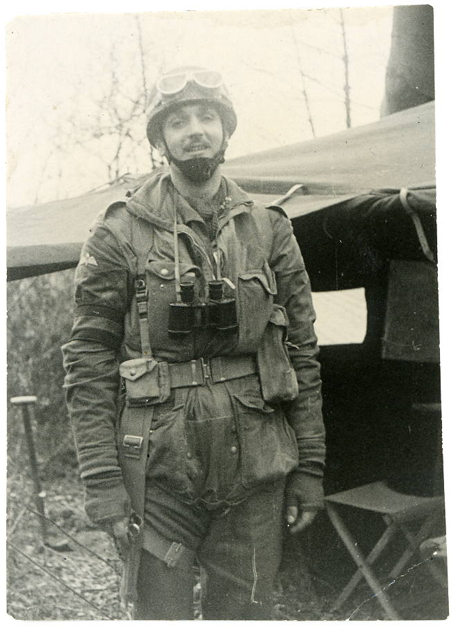 Captain John Killick while serving with 317 FSS on Exercise MUSH in April 1944