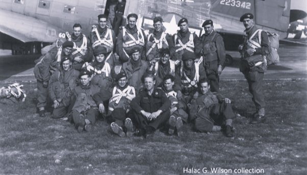 C-47 42-23342 on 18 September 1944  with men of the British 156th Parachute Battalion, who were about to fly to Arnhem 