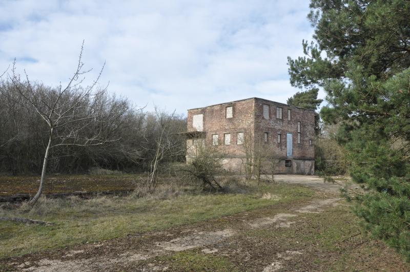 Derelict control tower at North witham