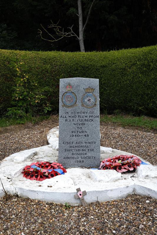 Memorial at Fulbeck airfield