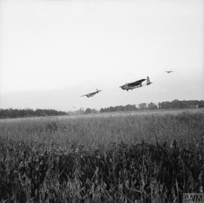 Hamilcar gliders landing on D-Day