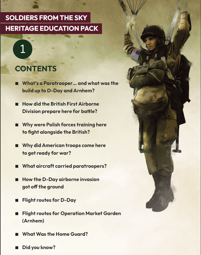 Front of Education Pack