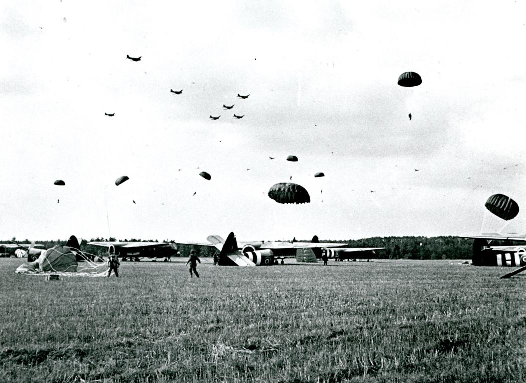British paratroopers and gliders land on Renkum Heath, near Arnhem